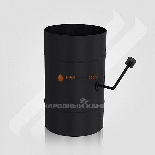 Шибер поворотный 100 мм.