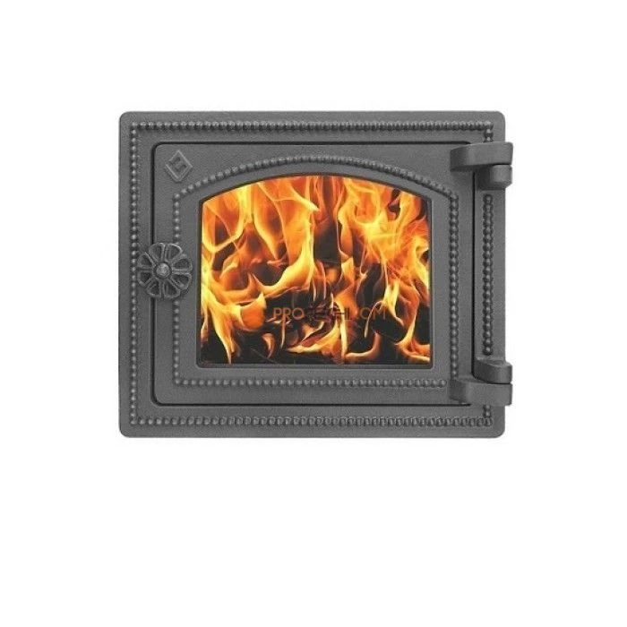 Печная дверца Везувий ДТ-3С (антрацит)