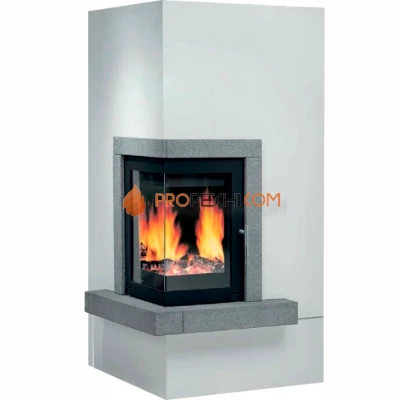 Готовый камин ABX Wells сиенит/гранит черный