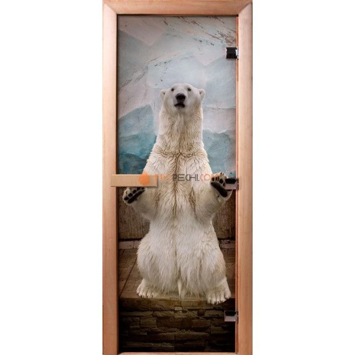 Дверь для бани DoorWood Фотопечать А063, 2100x900 мм