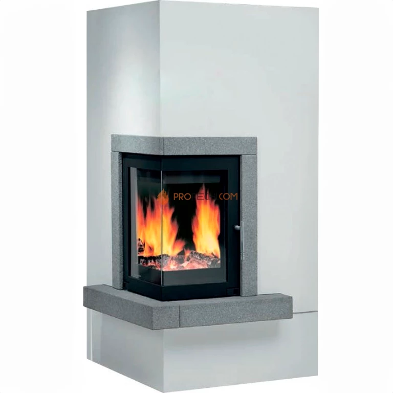 Готовый камин ABX Wells сиенит/гранит черный