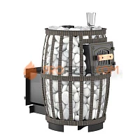 Чугунная печь для бани Везувий Легенда Русский пар Ковка 18 (270)