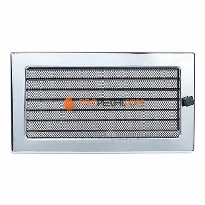 Вентиляционная решетка Wentor Никель с жалюзи 17х30 (Дисконт)