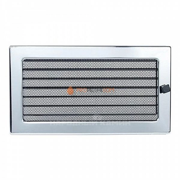 Вентиляционная решетка Wentor Никель с жалюзи 17х30 (Дисконт)