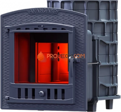 Чугунная банная печь Гефест Авангард 24 П2