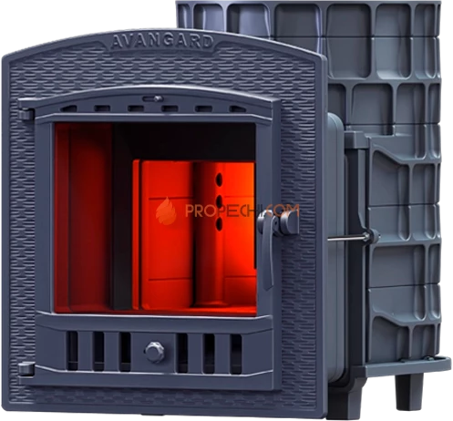 Чугунная банная печь Гефест Авангард 30 П2