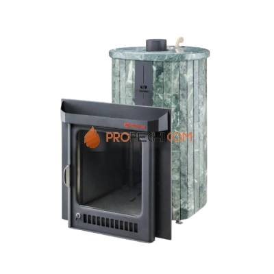 Дровяная печь для бани Ферингер Макси До 38 м³ - Змеевик - наборные ламели