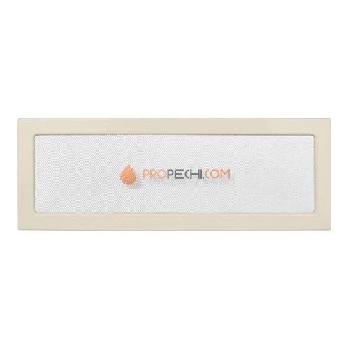 Вент.решетка 170х480 мм. кремовый