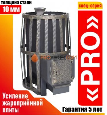 Банная печь Березка "Витязь" 28 (ДТ-4 Сетка) PRO