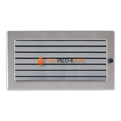 Вент.решетка 170х300 мм. нерж.  с жалюзи