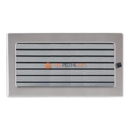 Вент.решетка 170х300 мм. нерж.  с жалюзи