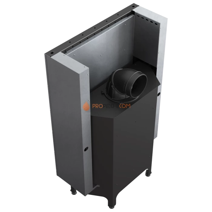 Каминная топка стальная Kratki NADIA/13/G (гильотина) (13 кВт)