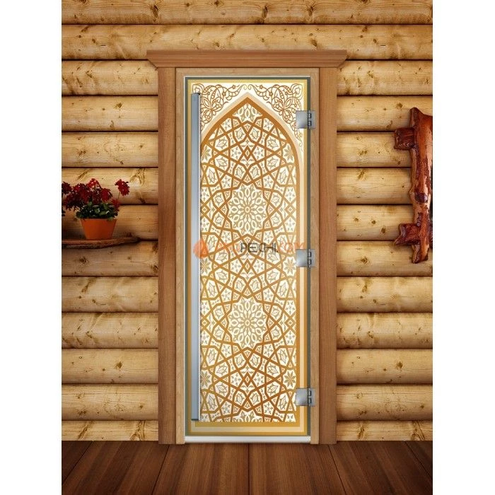 Дверь для бани DoorWood Престиж Фотопечать А026, 1900x700 мм