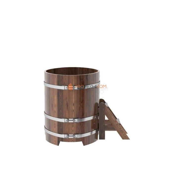 Купель BentWood овальная из мореной лиственницы 0,80х1,42