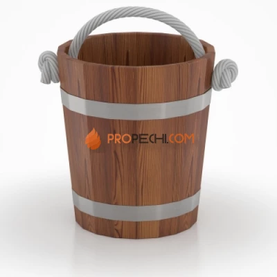 Ведро BentWood 12л. из мореной лиственницы