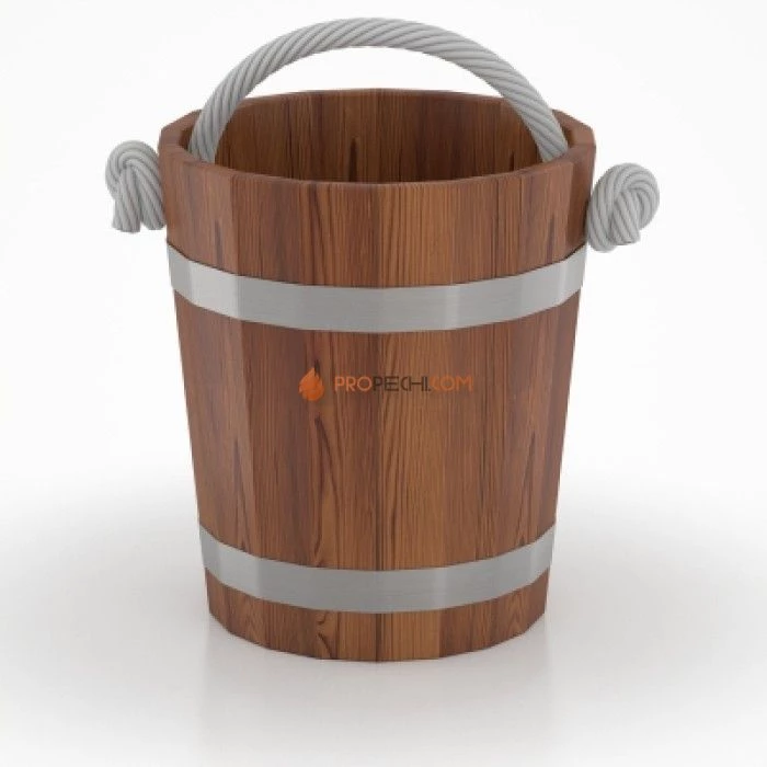 Ведро BentWood 12л. из мореной лиственницы