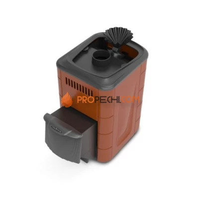 Печь для бани Термофор Гейзер Мини 2016 Inox ДА ЗК терракота