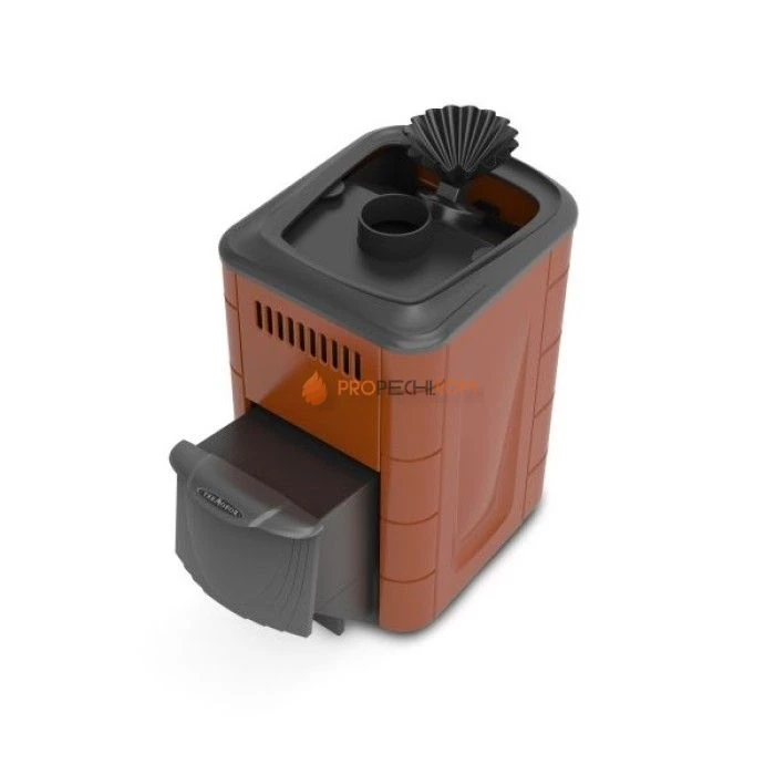 Печь для бани Термофор Гейзер Мини 2016 Inox ДА ЗК терракота