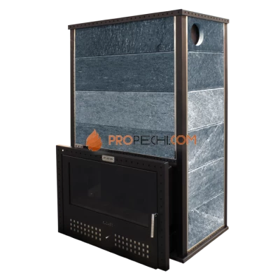 Дровяная печь для бани Klover RT 100-RV 310S ( Серпентинит 40 мм )