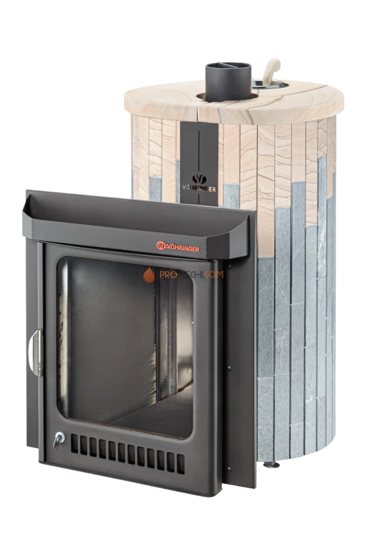 Банная печь Ферингер Макси ПФ Талькохлорит+"Окаменевшее дерево"