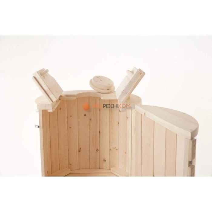 Фитобочка круглая НКЗ STANDARD из кедра, (ШИП-ПАЗ), диаметр 78 см, высота 130 см / 40 мм