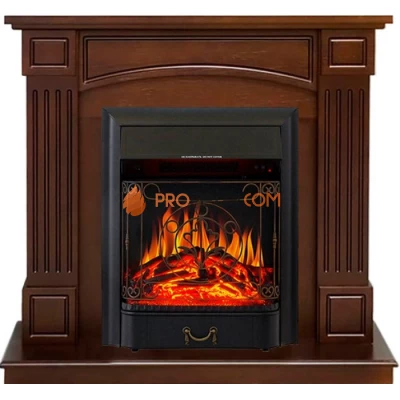 Каминокомплект Royal Flame Boston - Темный дуб (Высота 925см) с очагом Majestic FX Black