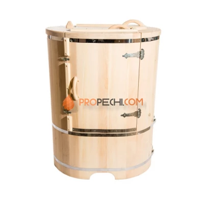 Фитобочка овальная НКЗ PREMIUM из кедра, 130x78x100 см / 40 мм