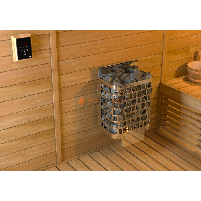 Электрическая печь SAWO KRIOS KRI-45Ni2-P 4.5 кВт (встроенный блок мощности, пульт покупается отдельно)