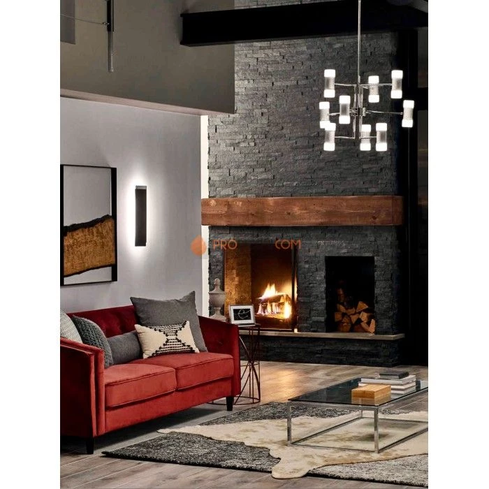 Панель Классик Кварцит Черный (600х150мм) упак. (7шт/0,63м2)