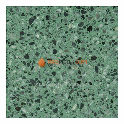 Плитка агломератная коллекция "Мрамор" Зеленый 400х400х20 мм