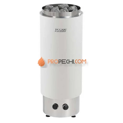 Электрическая печь Harvia Cilindro PC70F White (со встроенным пультом)