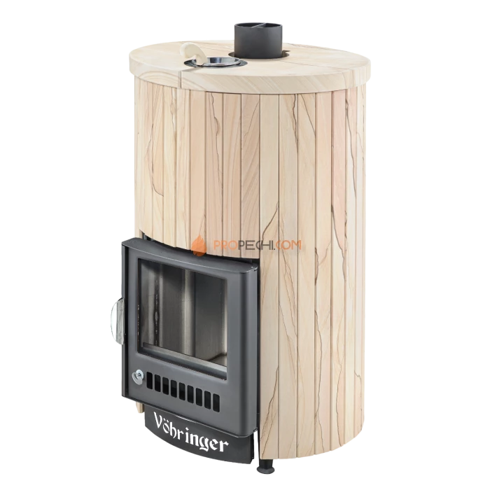 Дровяная печь для бани Ферингер Уют-25 до 25 м³ - Окаменевшее дерево цельный