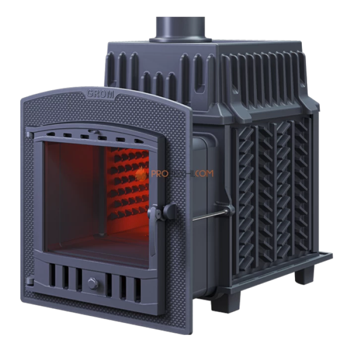Чугунная печь для бани Гефест Гром 30П2