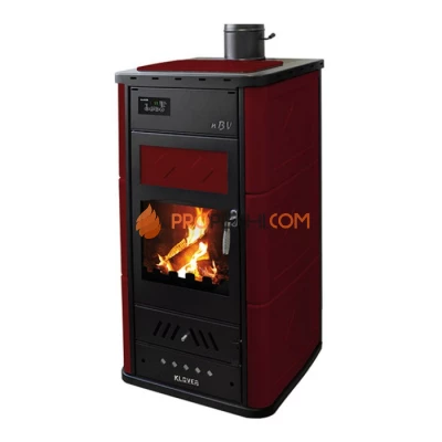 Отопительная печь Klover BELVEDERE 30 (бордо)