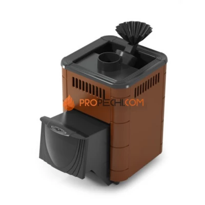 Печь для бани Термофор Гейзер Микра 2017 Carbon ДА ЗК терракота