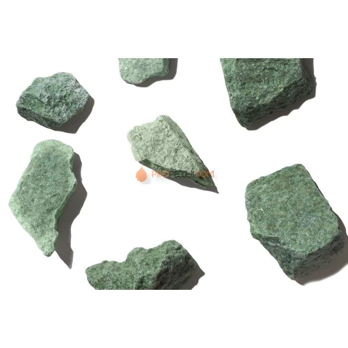 Камни Жадеит колотый для дровяных печей 20кг.