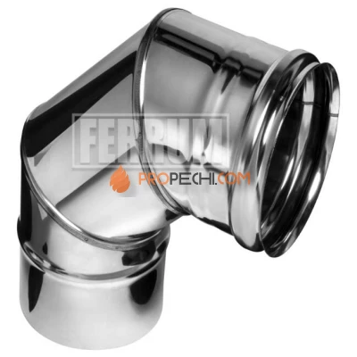 Колено угол 90°, толщина 0,5 мм, Ø115