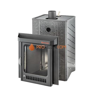 Дровяная печь для бани Ферингер Квадра в кожухе Лайн до 25 м³