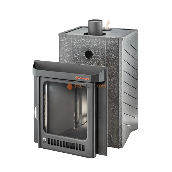Дровяная печь для бани Ферингер Квадра в кожухе Лайн до 25 м³