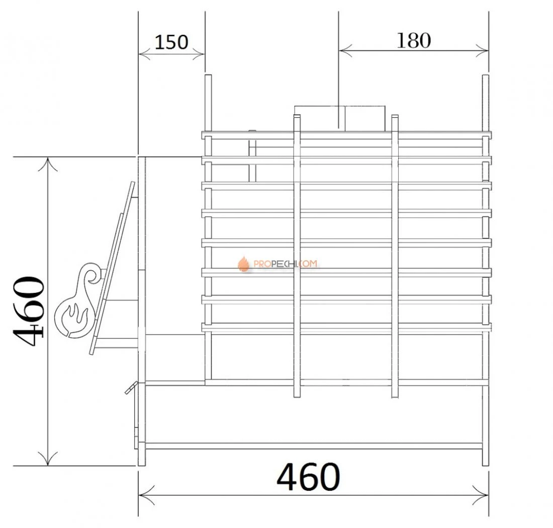 Банная печь Царь Печи Малуша