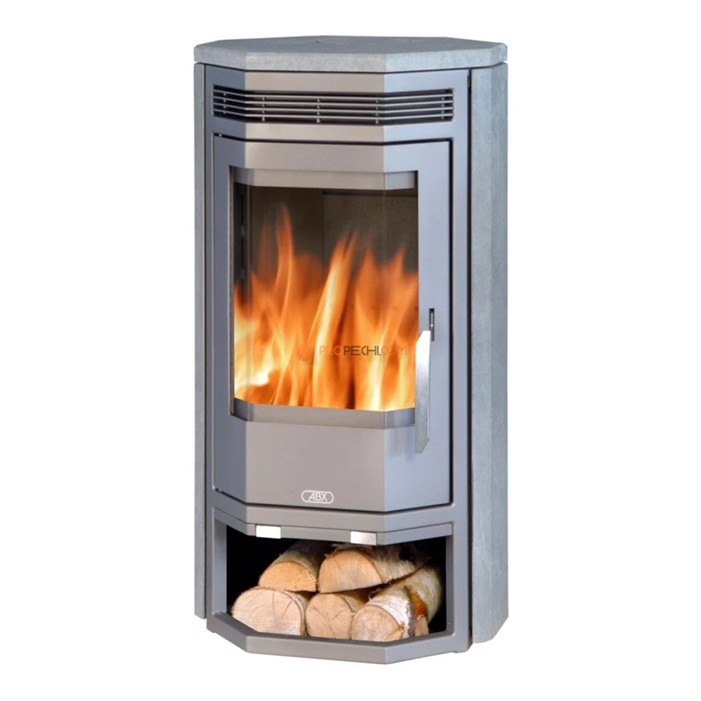 Печь-камин ABX Baltik 6 серая талькохлорит