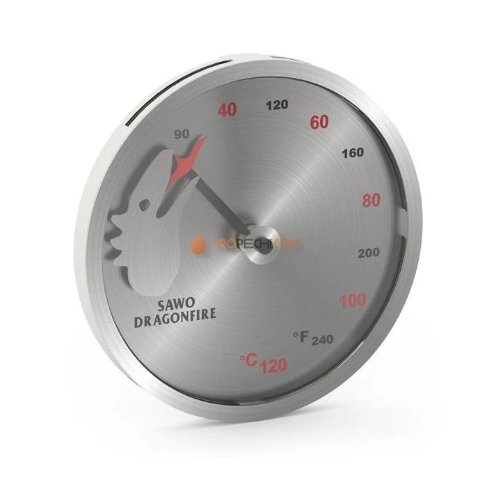 Термометр SAWO Dragonfire 232-TM-DRF (нержавейка)