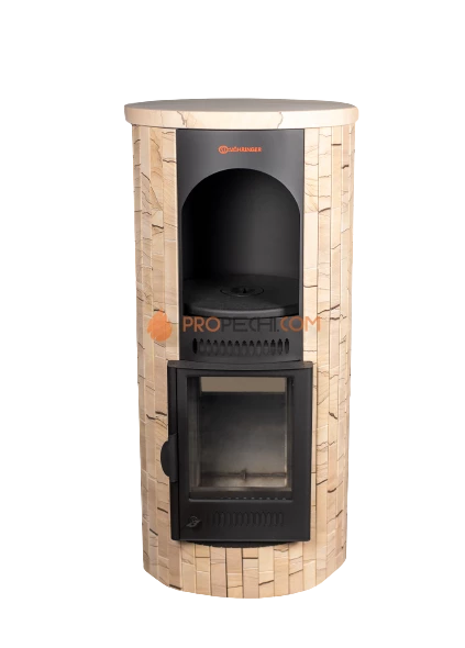 Печь-камин Ферингер Лада "Окаменевшее дерево" наборный