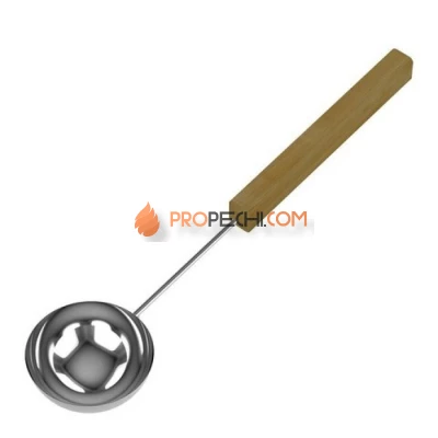 Черпак SAWO 445-MD (из нержавейки с деревянной ручкой, кедр, 237мл)