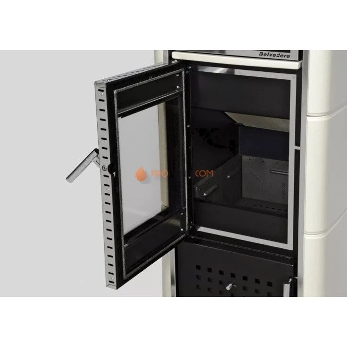 Отопительная печь Klover BELVEDERE 20 (серебро)