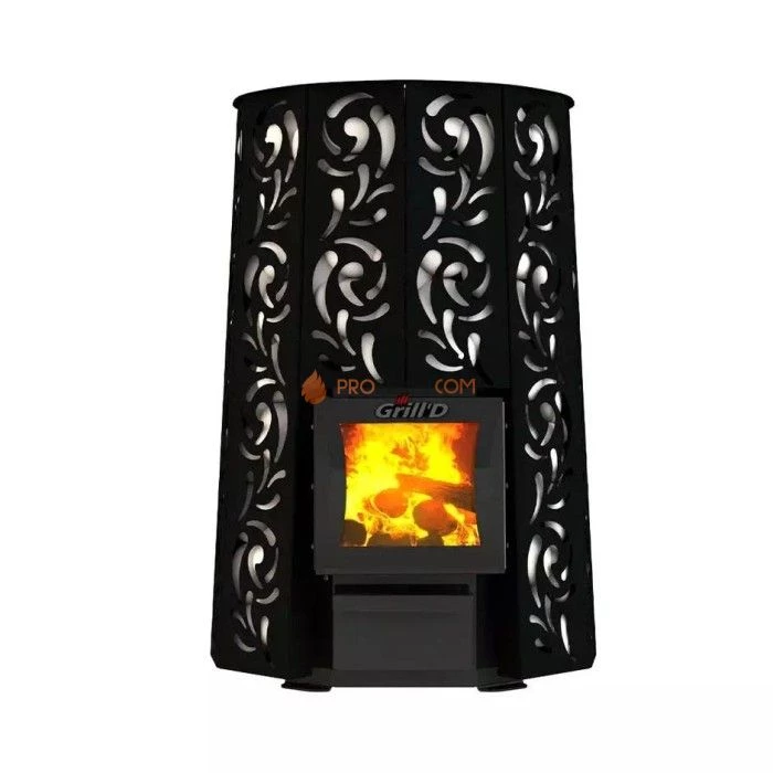 Дровяная печь для бани Grill’D Violet Short