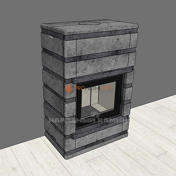 ПечьТеплонакопительная Каминити талькохлорит Рантала