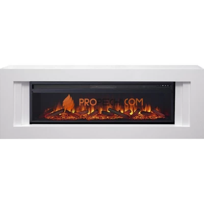 Каминокомплект Royal Flame Line 60 разборный - Белый с очагом Vision 60 LOG LED