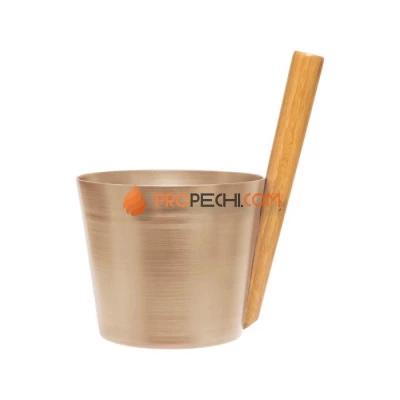 Запарник алюминевый Rento Tammer-Tukku, цвет: Шампань, для сауны, бани