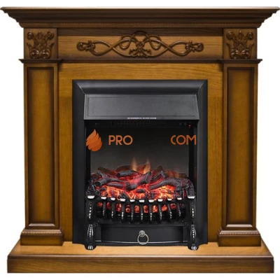 Каминокомплект Royal Flame Verona - Дуб антик с очагом Fobos FX Black